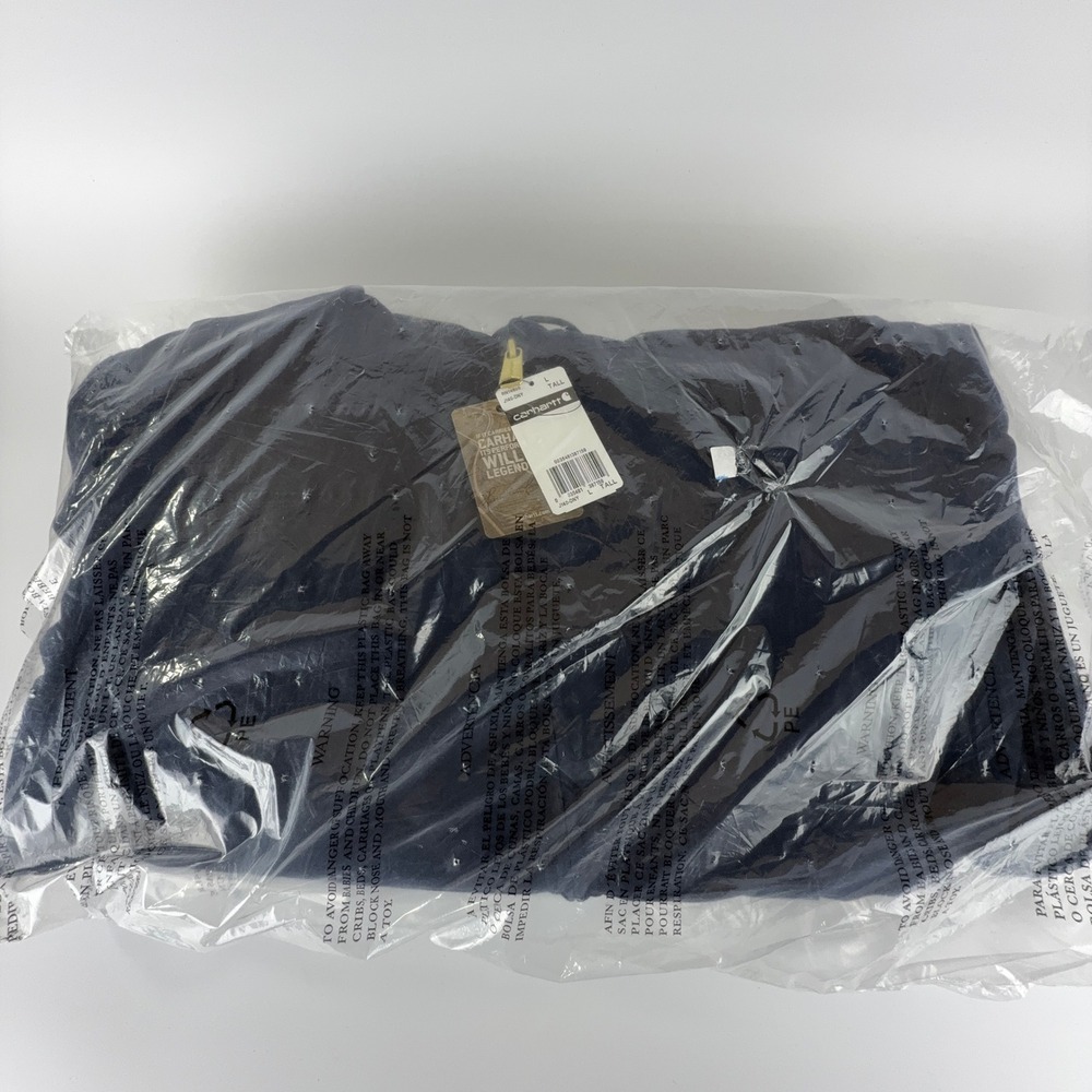 Carhartt Active Jacket Quilt Lined Mens Large Tall J140 DNY Dark Navy Blue NWT‎